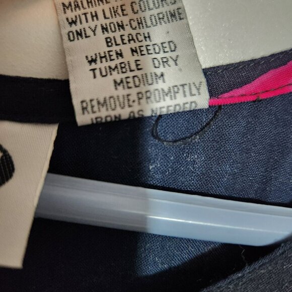 Vintage MTB Meant To Be Womens Short Sleeve Midi Shift Dress Sun Print Size S - Picture 6 of 6